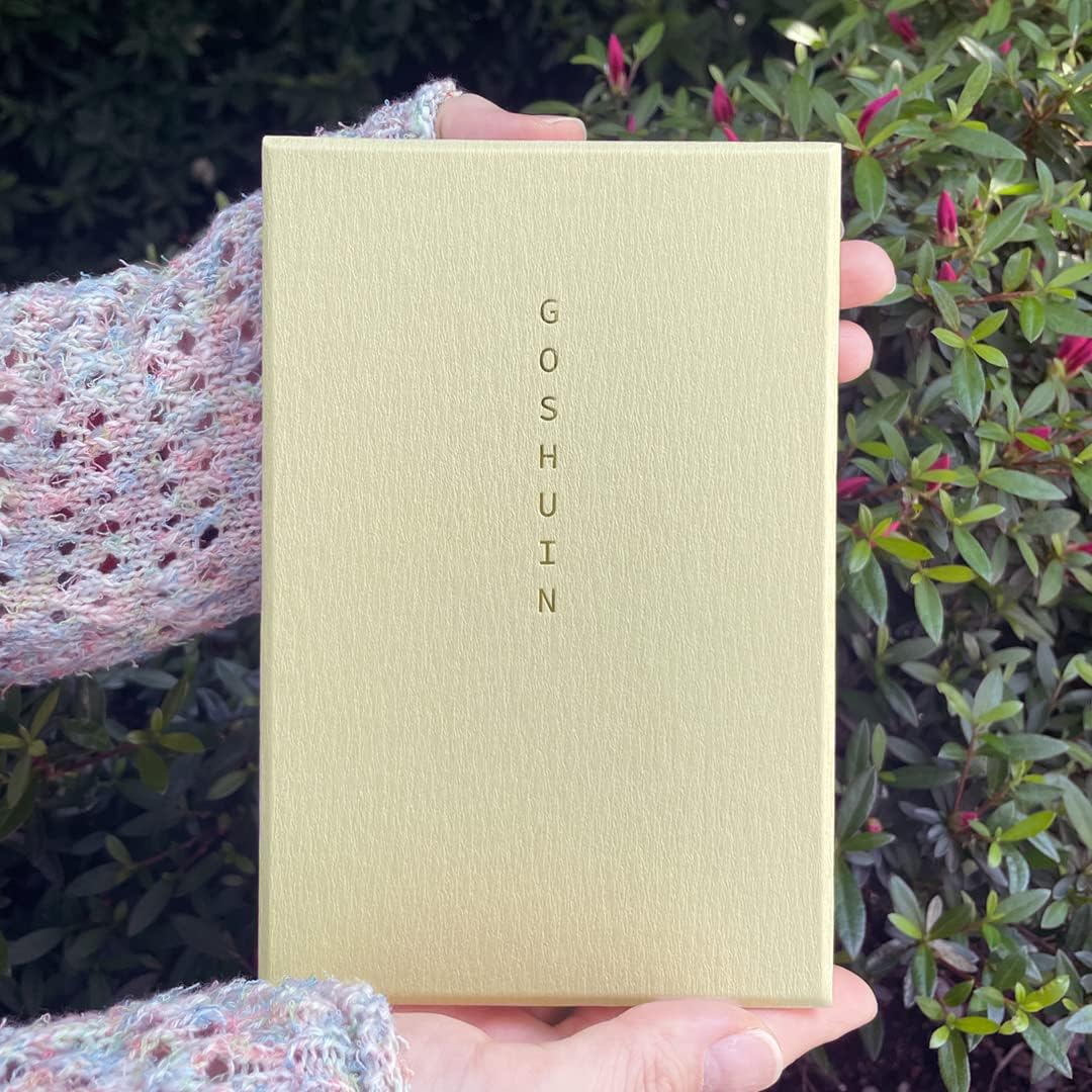 Goshuin Book, "Star" (Hoshi), Large Size, Handmade by Careful Artisans, Made in Kuramae Tenmondo, Made in Echizen Washi, Jabara Gassho Binding, Made in Japan