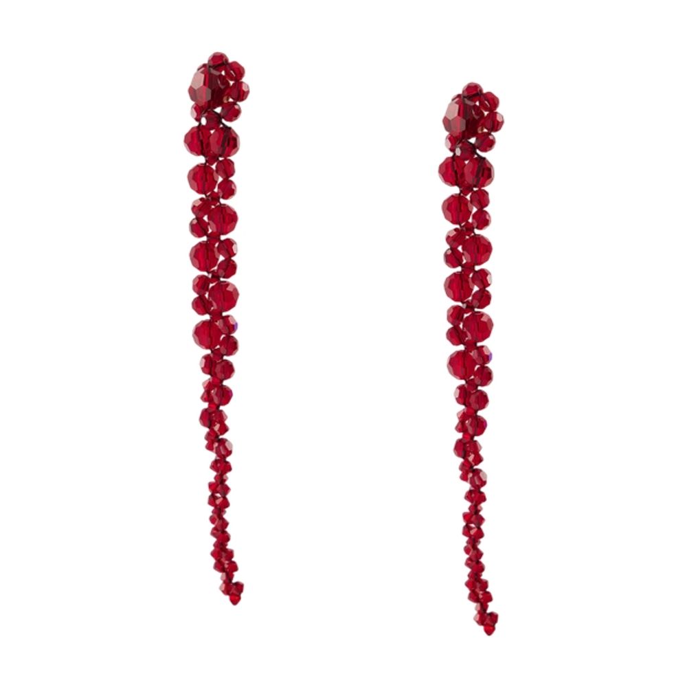 Simone ドリップイヤリングシモーヌロチャクリスタルレッド - Image 3