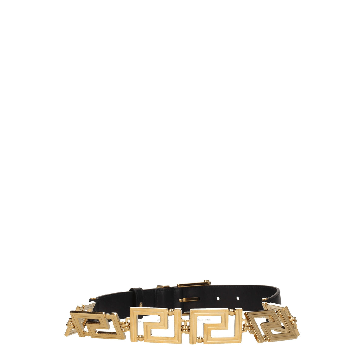 Versace ヴェルサーチベルトレザーブラック - Image 3