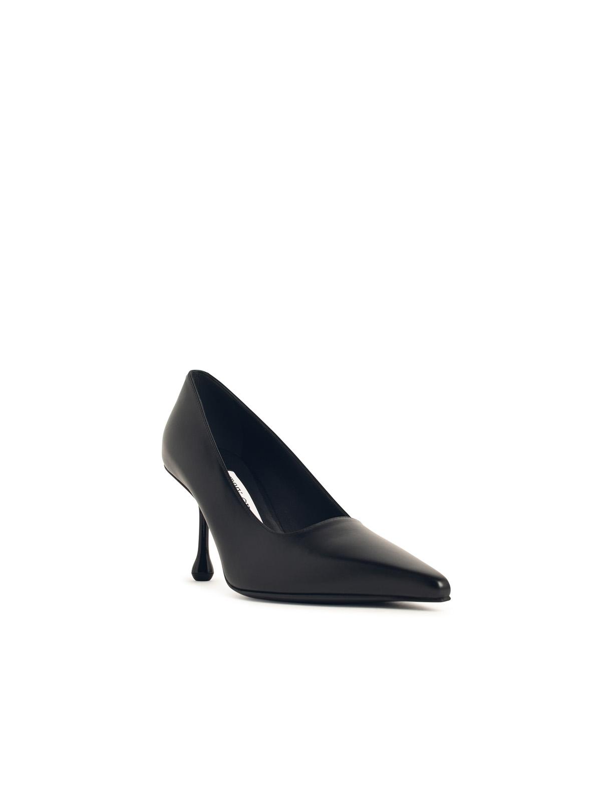 Jimmy Jimmy Choo 'Ixia 80'ブラックナッパリアポンプ - Image 3