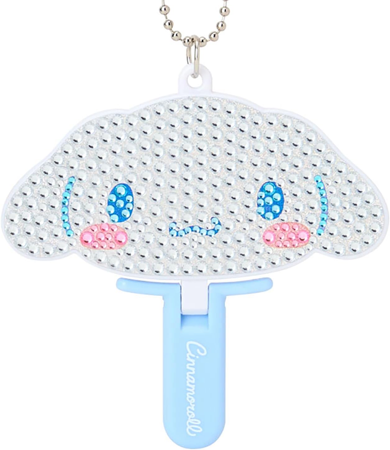 Sanrio Mini Mirror Charm (Glitter Deco Miniature) Cinnamoroll ABS Resin・Steel Keychain Mirror 413062