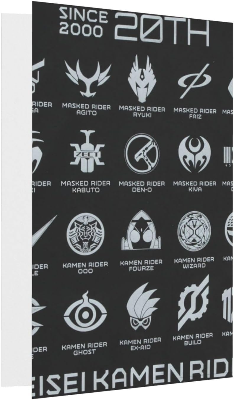 Kamen Rider Birthday Greeting Card Cute Cute with Envelope Gift Christmas Birthday Card Festival Party Invitation Couple Christmas Card