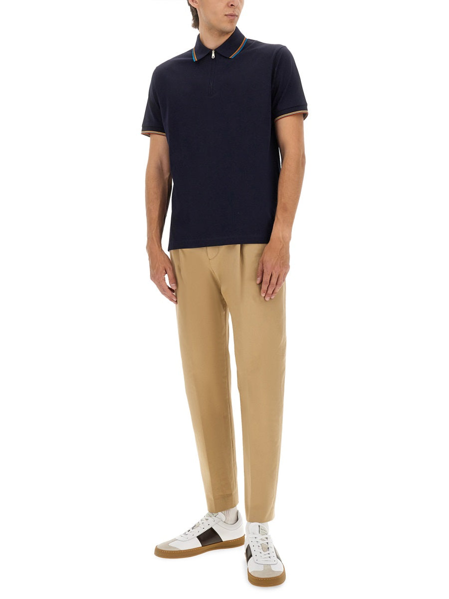 Paul ジッパー付きポールスミスコットンポロシャツ - Image 3