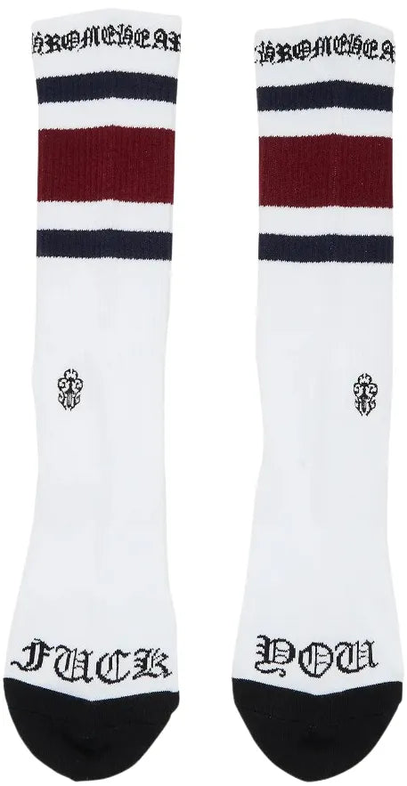 CHROME HEARTS MULTI COLOR 'MIAMI' STRIPED SOCKS