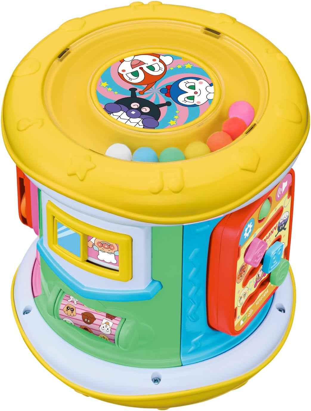 Agatsuma Anpanman Melody Roller for Hand Play, Recommended Age: 8 Months and Up