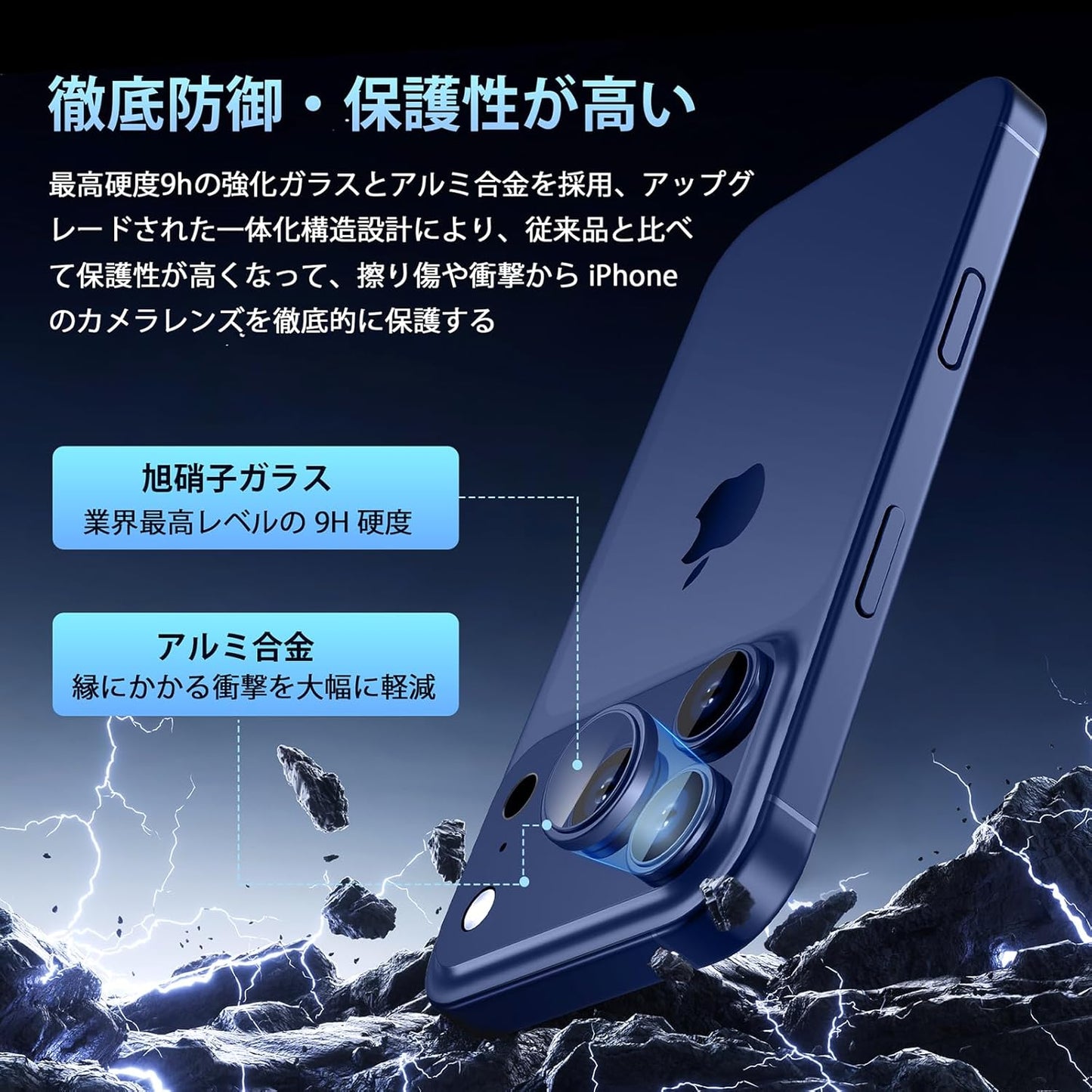 JFStene Camera Cover for iPhone 17 Pro Max, Lens Protection Film, Compatible with iPhone 17 Pro Max, Camera Lens Protection, Aluminum, Tempered Glass, 9H Hardness, Scratch Resistant, Shockproof, High