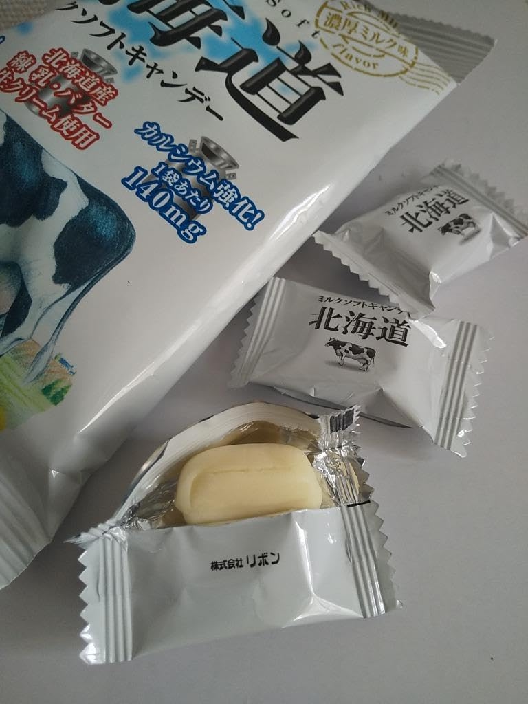 Ribbon Milk Soft Candy 1.9 oz (54 g) x 12 Bags