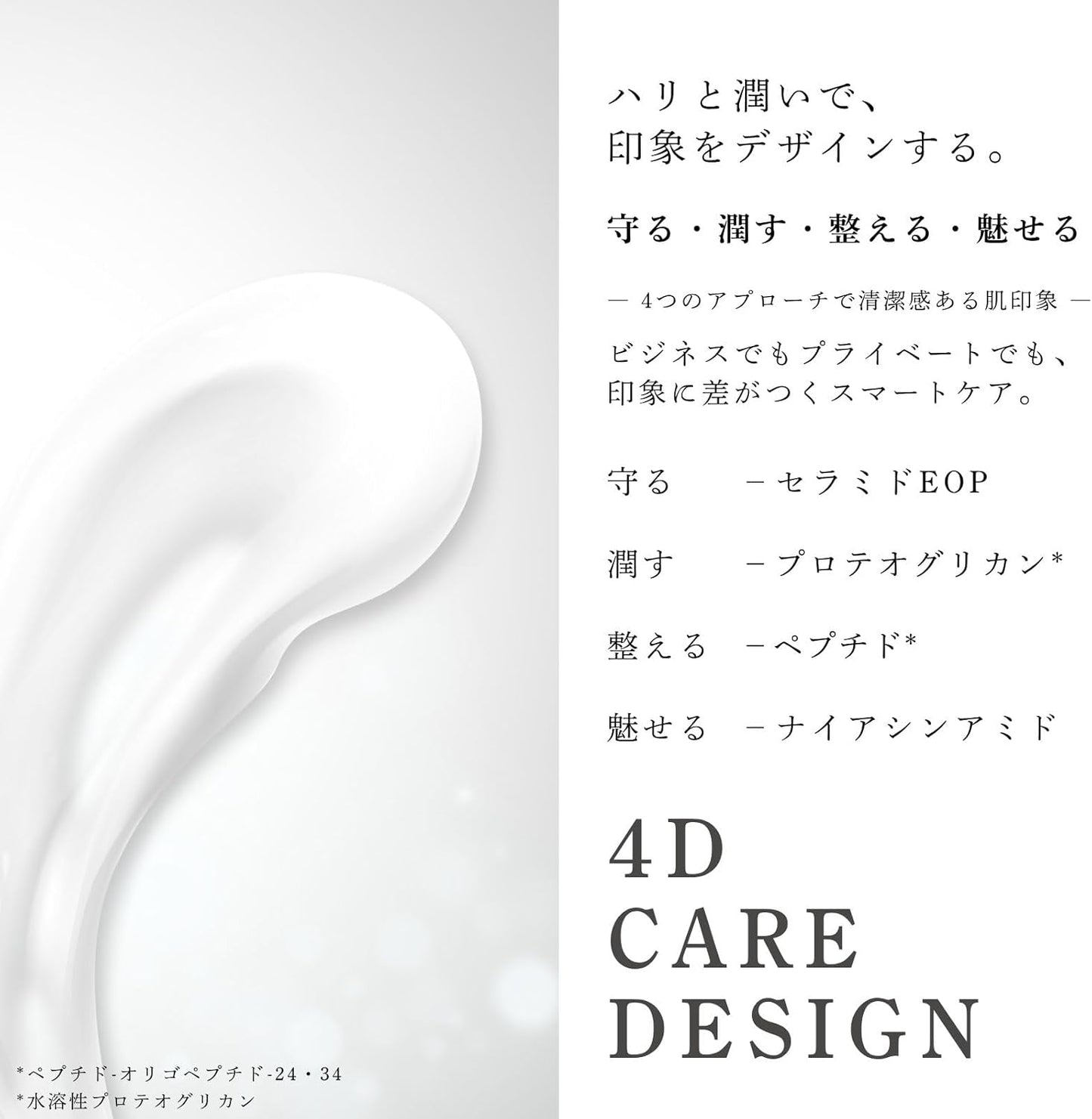 BC. All-in-One Men's Skin Care [Niacinamide Ceramide Peptide Hyaluronic Acid Collagen] 3.4 fl oz (100 ml), Approx. 2 Months Supply for Men, Lotion, Cream, High Hydration, Aging Care Pump (1)