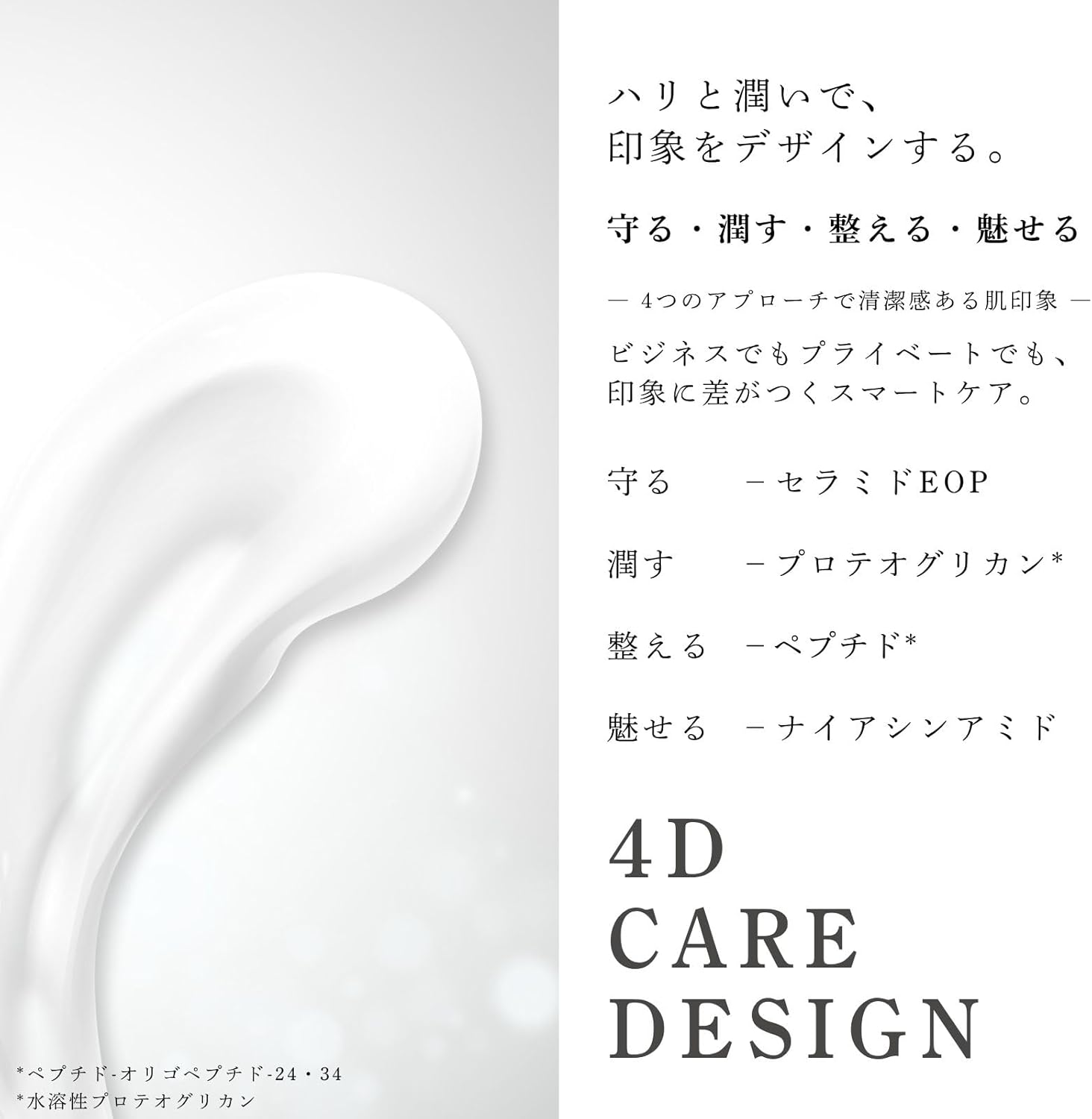 BC. All-in-One Men's Skin Care [Niacinamide Ceramide Peptide Hyaluronic Acid Collagen] 3.4 fl oz (100 ml), Approx. 2 Months Supply for Men, Lotion, Cream, High Hydration, Aging Care Pump (1)