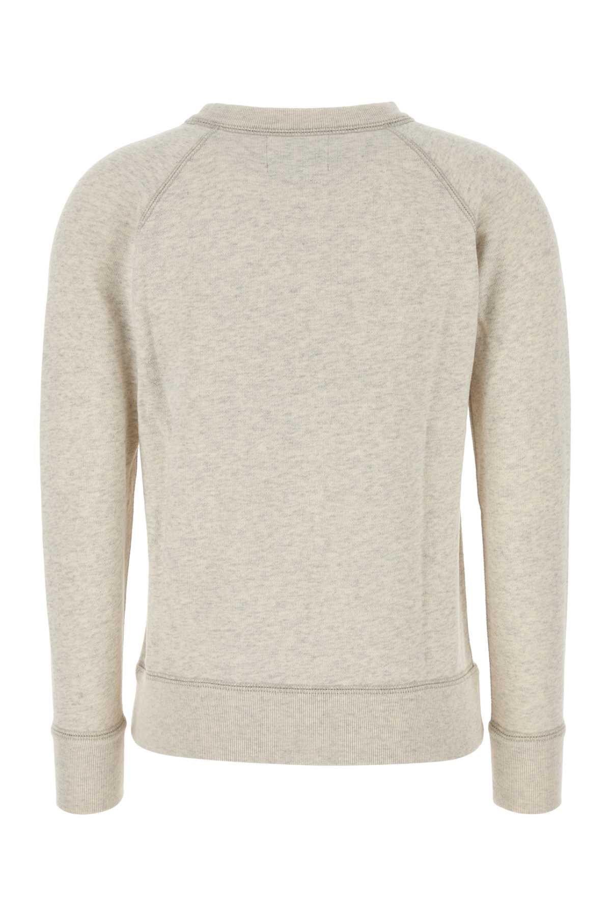 Marant イザベル・マラン・エトワイル・メランジュ・サンドコットンブレンドミリーニースウェットシャツ - Image 3