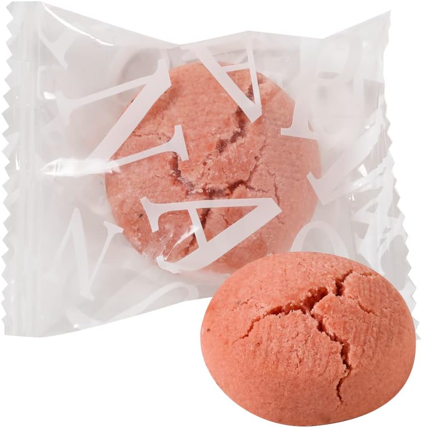 Koba Kasaya Chinsuko Treats Snack Okinawa Gourmet Souvenirs, Individually Wrapped Chinsuko, Pack of 20 (Strawberry)