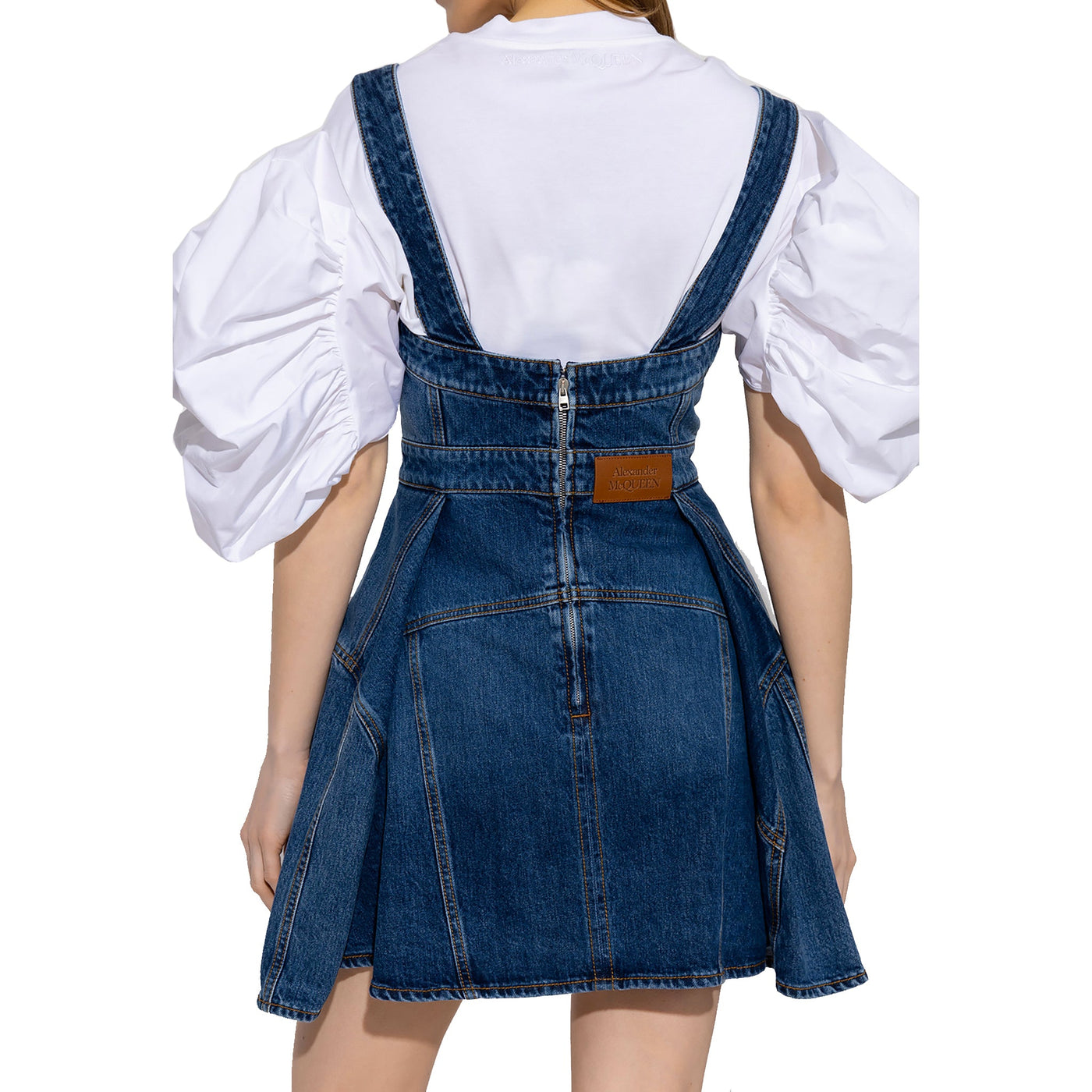 Alexander Mcqueen アレクサンダーマックイーンデニムミニドレス - Image 3
