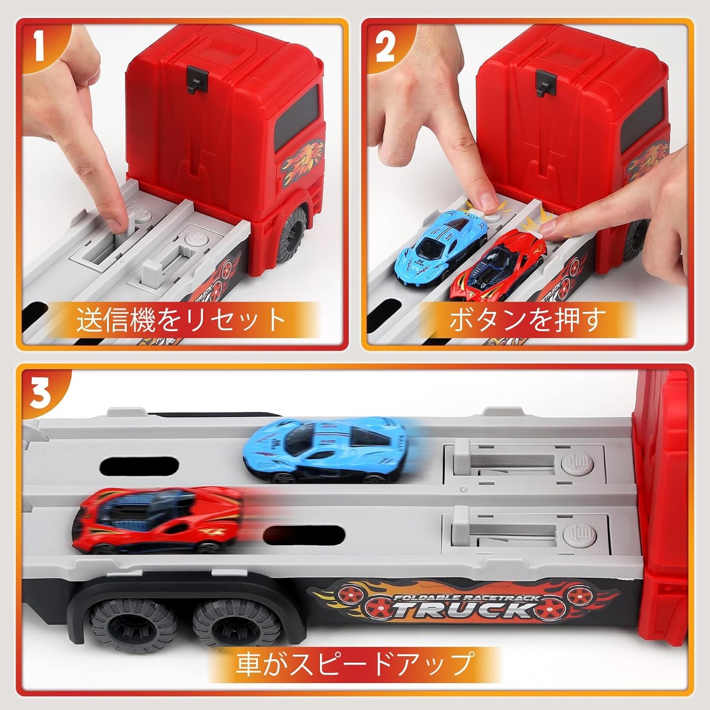 Joyreal Toy Car - Construction Vehicle Set 1 Storage Car 6 Mini Car Set Car Toy Working Vehicle 3 4 5 6 Years Old Working Car Children Boy Girl Birthday Present Educational Toy