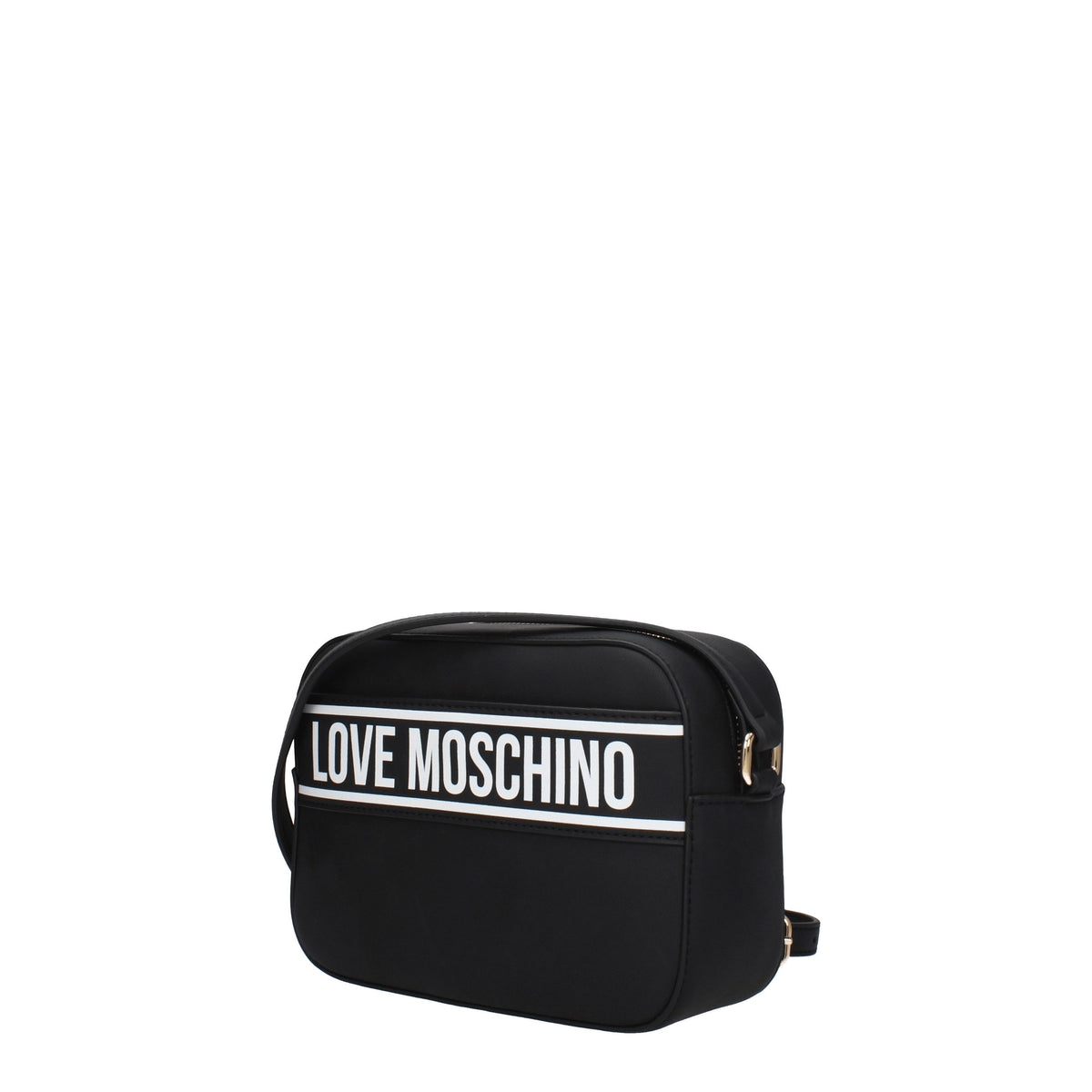 Moschino モスキーノのショルダーバッグが大好きな女性ポリウレタンブラック - Image 3