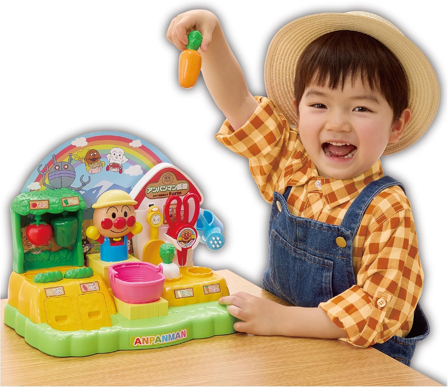 Agatsuma (アガツマ) Cut! Pull! Pull Out! Fresh Anpanman Farm [Japan Toy Award 2024 Grand Prize in Shared Play Toys Category - Excellent Award in Educational Category] (Recommended for ages 3 and up)