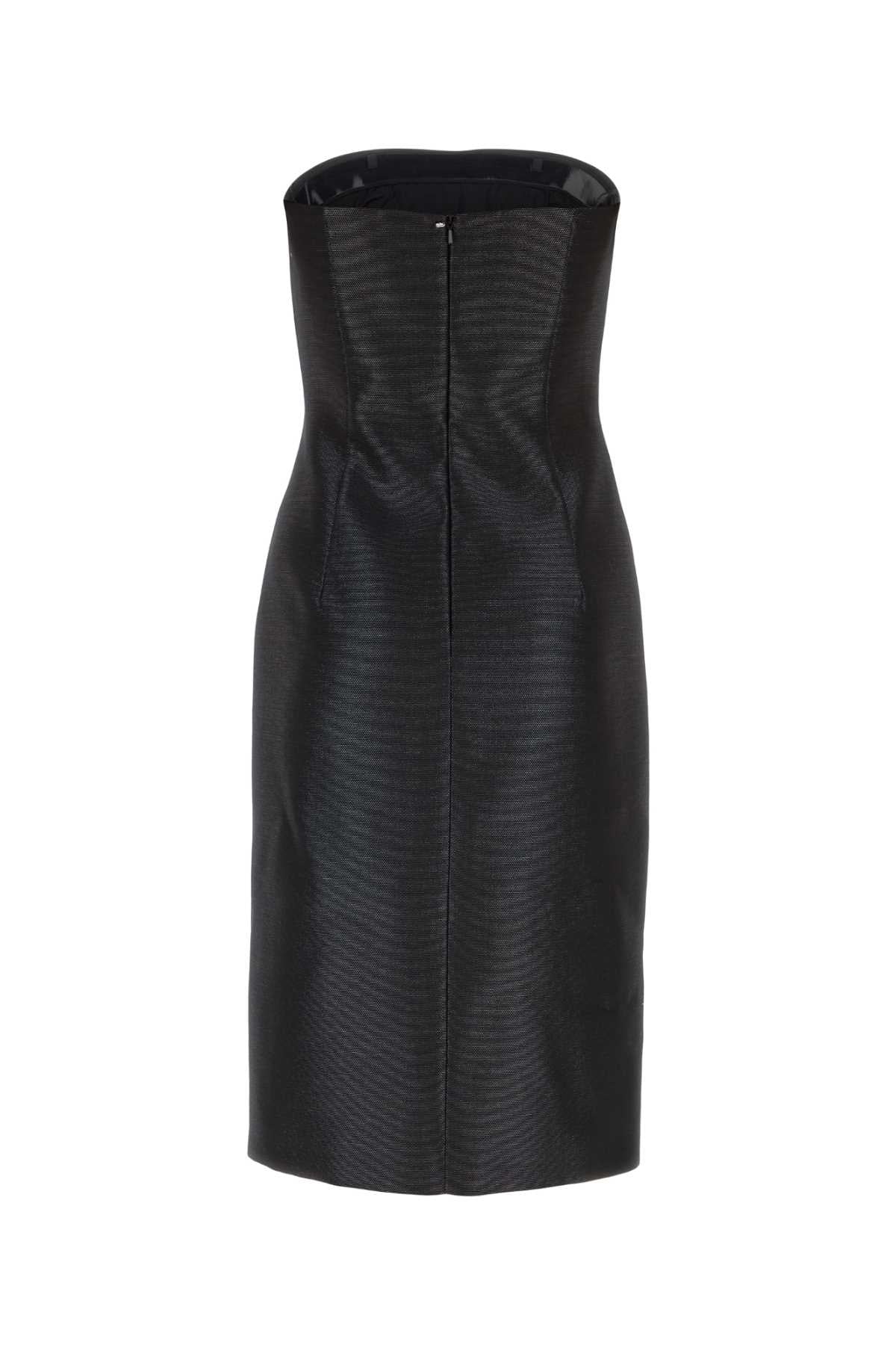 Sportmax SportMax Black Twill Malloシースドレス - Image 3