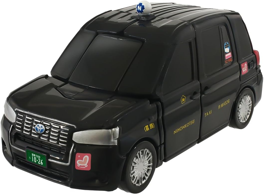 Takara Tomy Tomica Job Relay TJB09 Drive Relay Nippon Traffic Toyota Japan Taxi Mini Car Toy, Ages 3 and Up