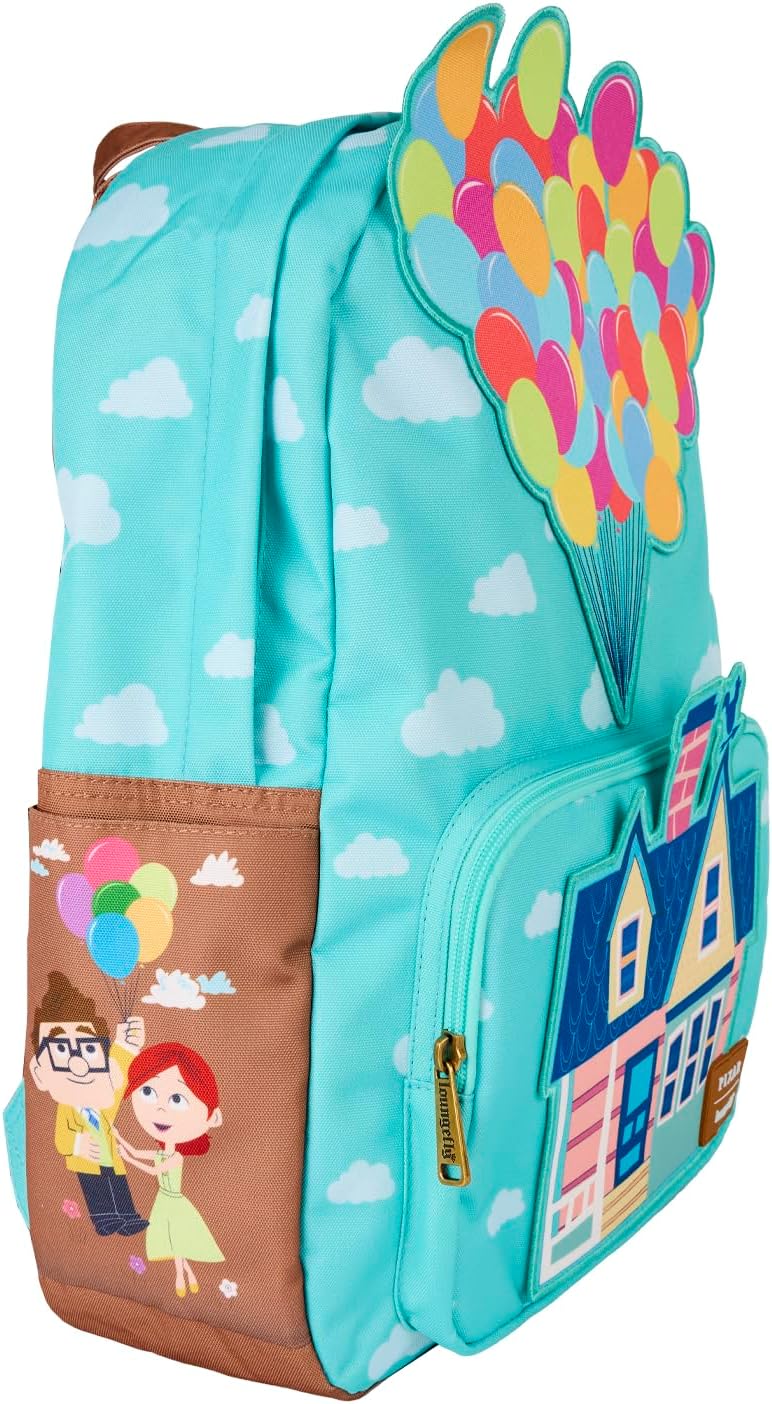 Loungefly Disney Pixar Up - Mochila de nailon de tamaño completo