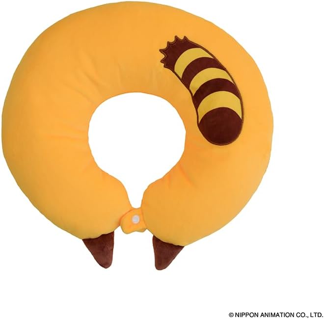 Rasskull 2-Way Neck Pillow & Cushion, Travel Supplies, Character Goods, Animation, Convenient Goods, Daily Goods