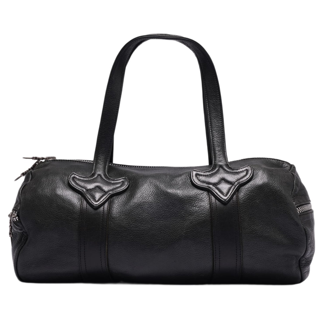 CHROME HEARTS 'BLACK' DUFFLE ZIP BAG