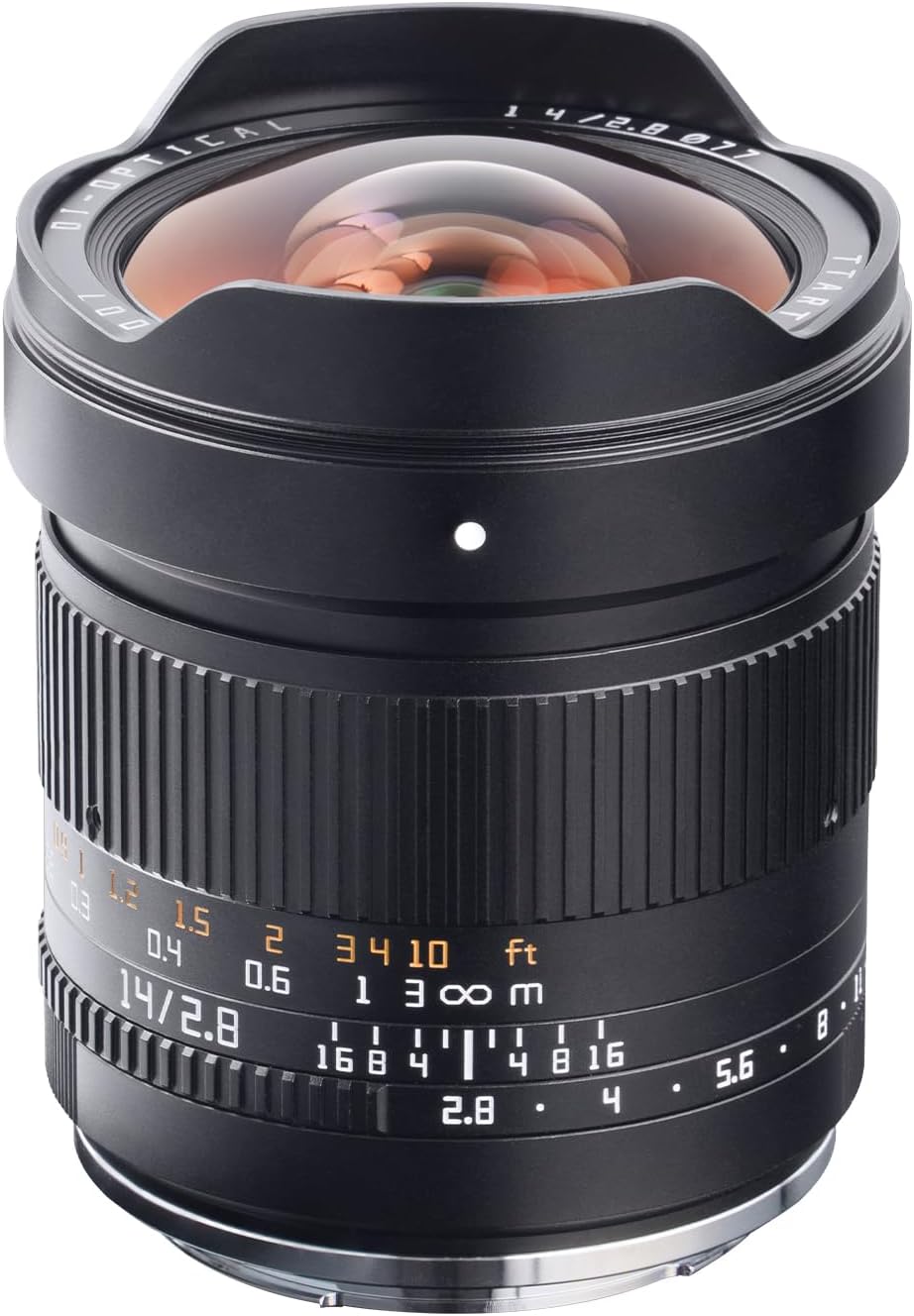 TTARTISAN 0.6 inch (14 mm) F2.8 Full Size Ultra Wide Angle Single Focus Lens 114° Angle of View Large Aperture Manual Focus Lens, Ideal for Starry Sky Landscapes Architecture Travel Street Photography