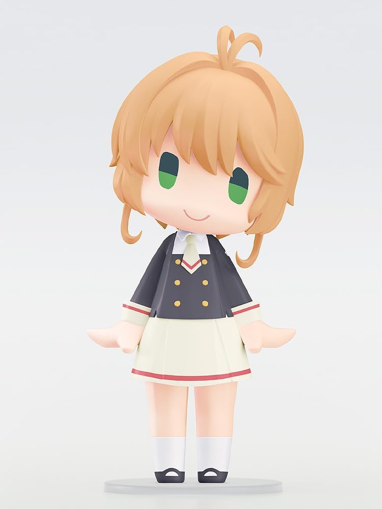 Good Smile Company Hello GOOD SMILE Card Captor Sakura Clear Card Edition Kinomoto Sakura Tomoeda High School Uniform Version, Non-scale, Plastic, Pre-painted Action Figure
