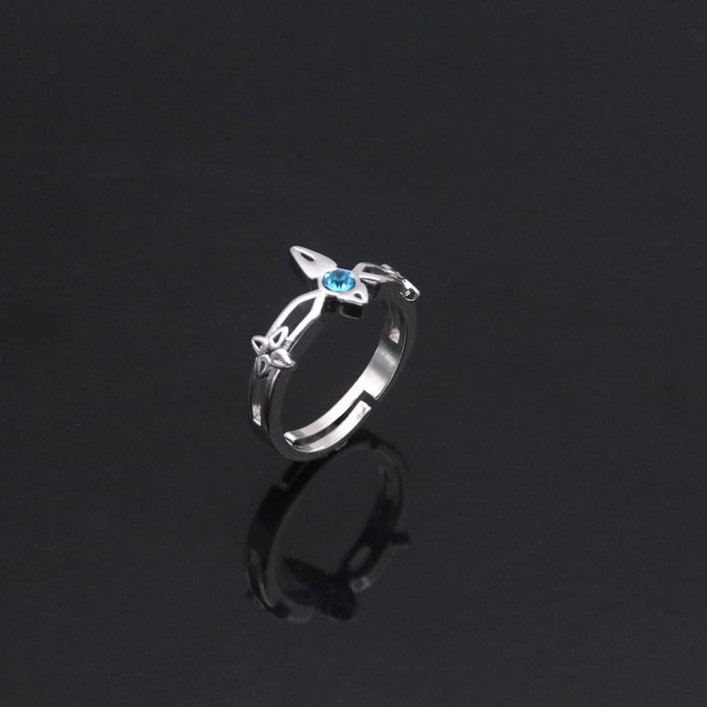 Sizuuenn Bleach Reaper Hibani Winter Shiro, Large Guren Ice Circle Ring, Props, Equipment, Cosplay, Peripheral Goods, Anime, Accessories, School Festivals, Cultural Festivals, Festivals, Halloween,