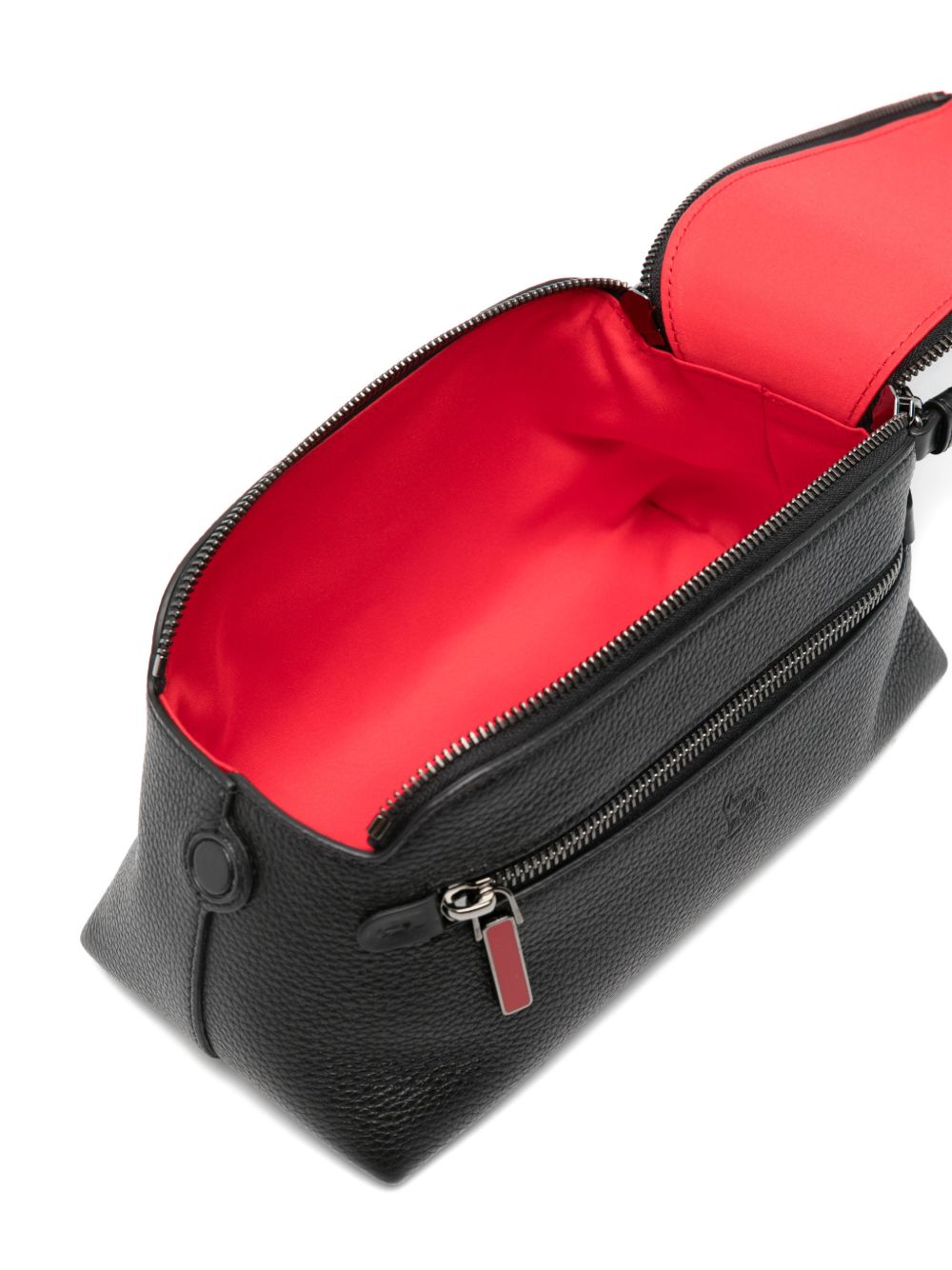 Christian クリスチャン ルブタン ファンキー レザー ポーチ - Image 3