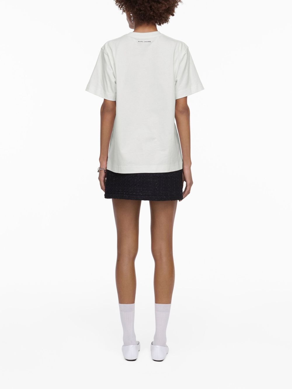 Marc マークジェイコブスプリントコットンTシャツ - Image 3