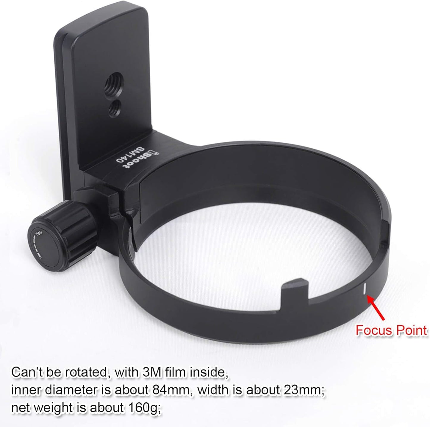 iShoot Ring Tripod Mount Ring, Specifically Designed for Sigma Sigma 100-400mm F5-6.3 DG OS HSM Contemporary Lens of Canon Mount, Bottom Quick Release Plate, Fits ARCA-SWISS Type Head / Ball Head
