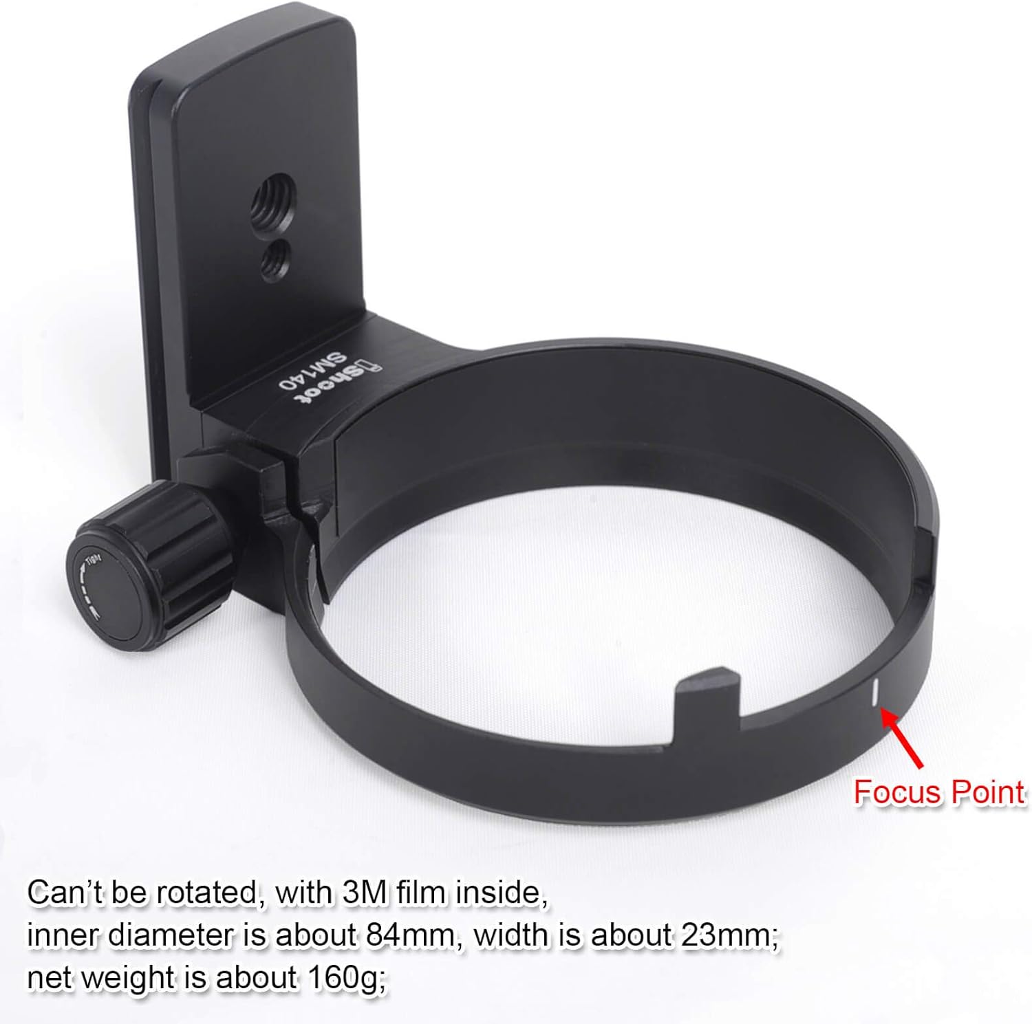 iShoot Ring Tripod Mount Ring, Specifically Designed for Sigma Sigma 100-400mm F5-6.3 DG OS HSM Contemporary Lens of Canon Mount, Bottom Quick Release Plate, Fits ARCA-SWISS Type Head / Ball Head
