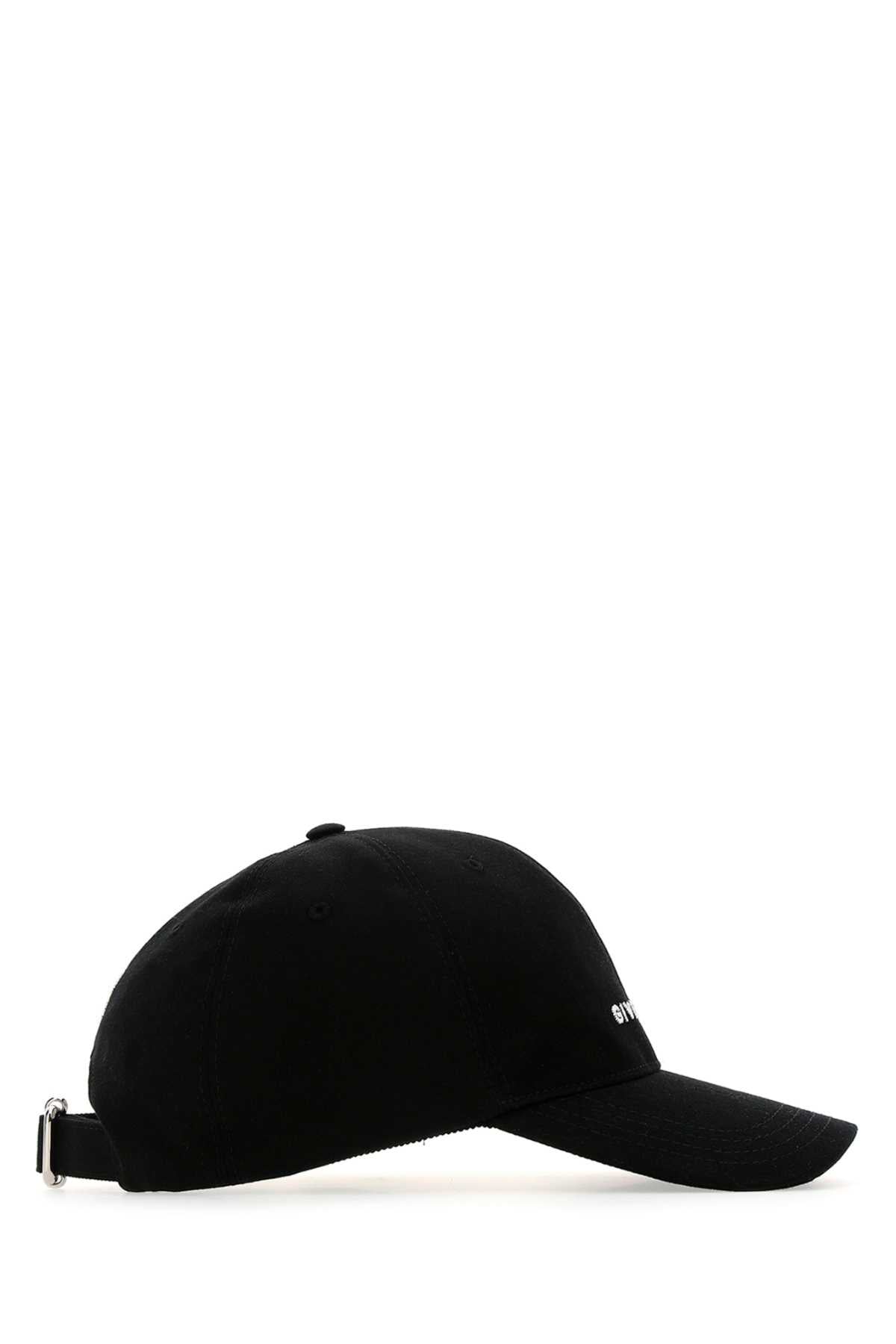 Givenchy Givenchy Black Cotton Baseball Cap - Image 3