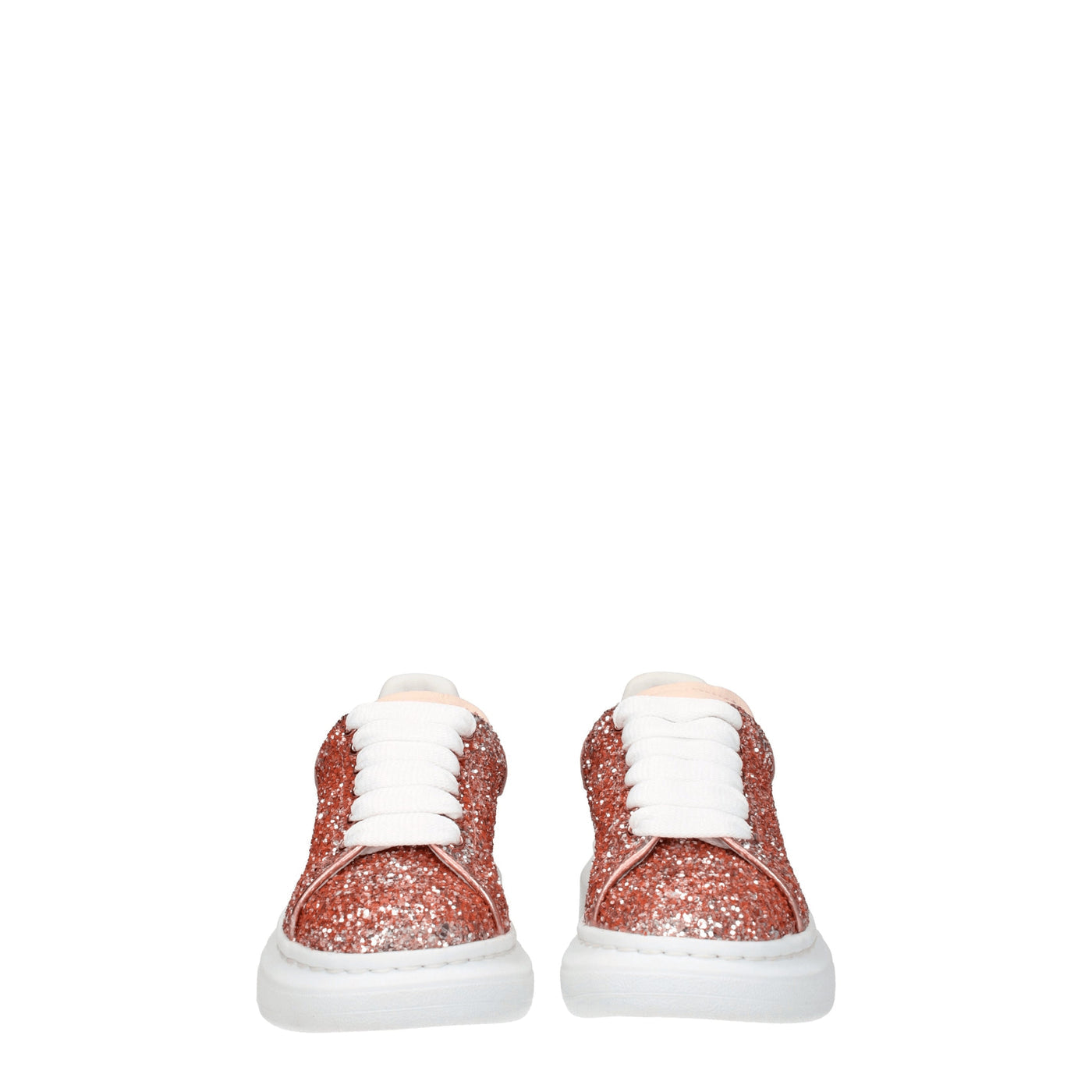 Alexander McQueen アレクサンダーマックイーンギフトのアイデアスニーカーキッズレディスキラキラピンク/ゴールドピンク - Image 3
