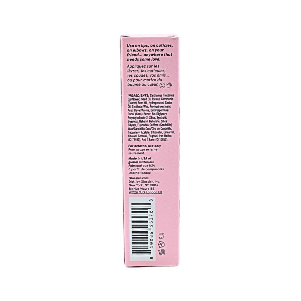 Glossier Balm Dotcom - Bálsamo labial y bálsamo para la piel - Rosa - Tinte rosa transparente