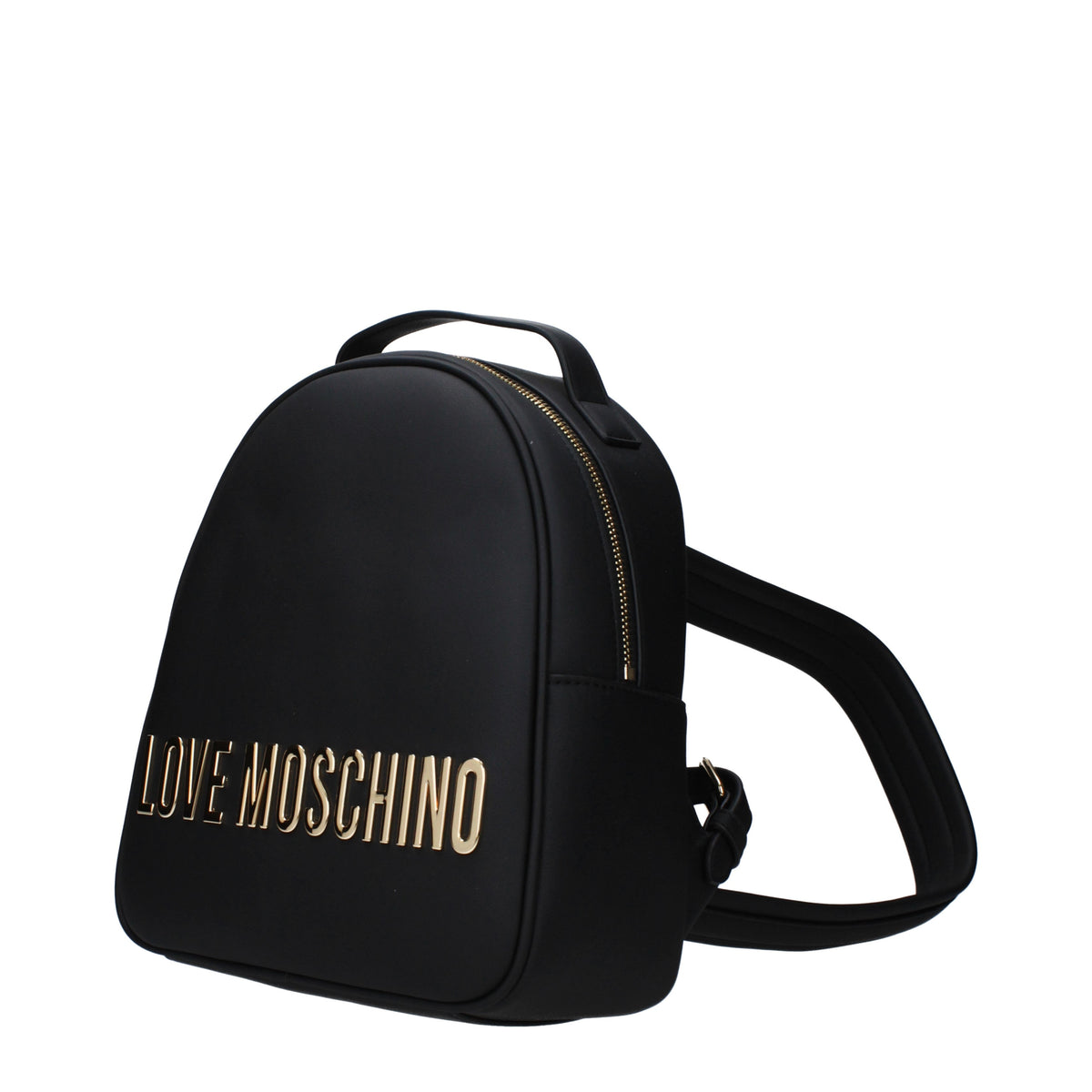 Moschino モスキーノのバックパックと環境に優しいベビーバッグ女性ポリウレタンブラックが大好き - Image 3