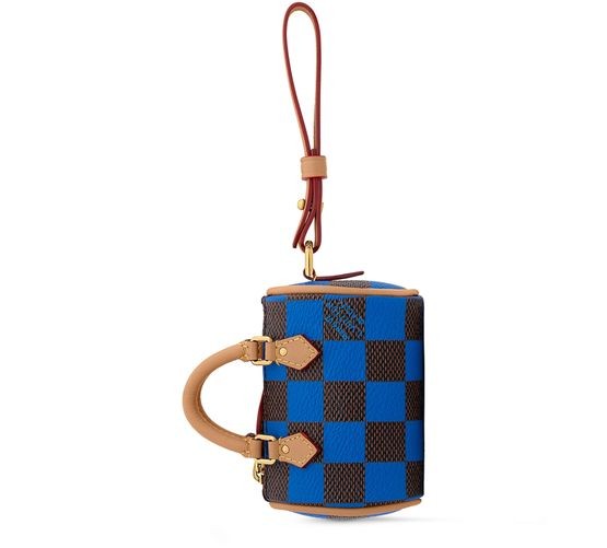 LOUIS VUITTON Damier Pop Mini Speedy Bag Charm - Image 3