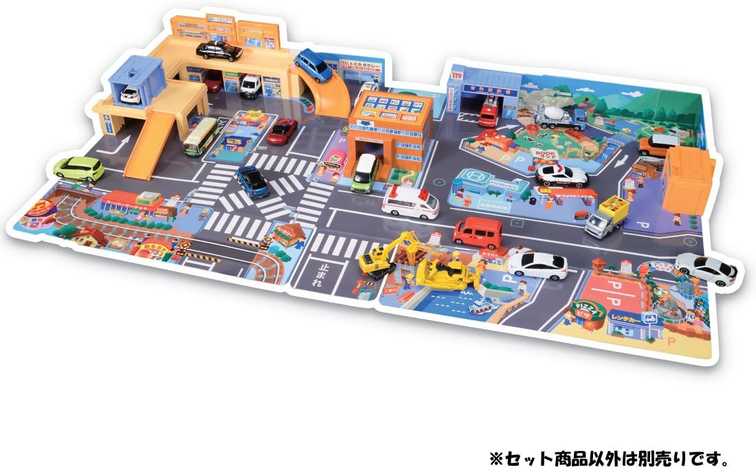 タカラトミー(TAKARA TOMY) 『 トミカ かんたんおかたづけ! にぎやかサウンドタウン 』 ミニカー 車 おもちゃ unisex 3歳以上 玩具安全基準合格 STマーク認証 TOMICA