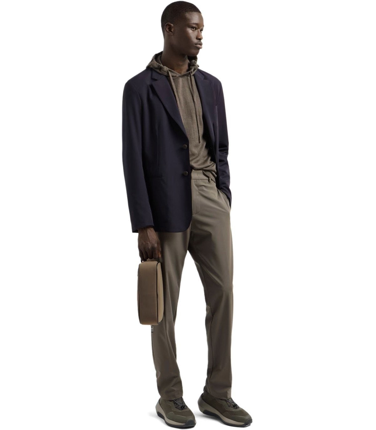 Emporio エンポリオ・アルマーニは必須の茶色のズボンを旅行します - Image 3