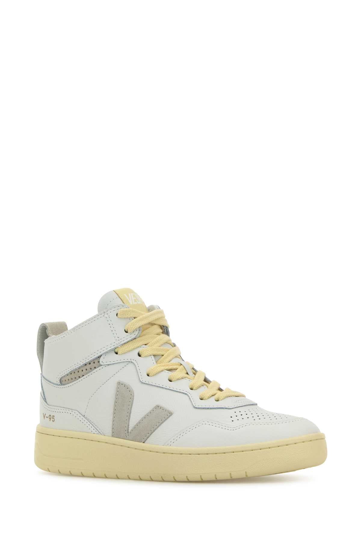 Veja Veja White Leather V 95スニーカー - Image 3
