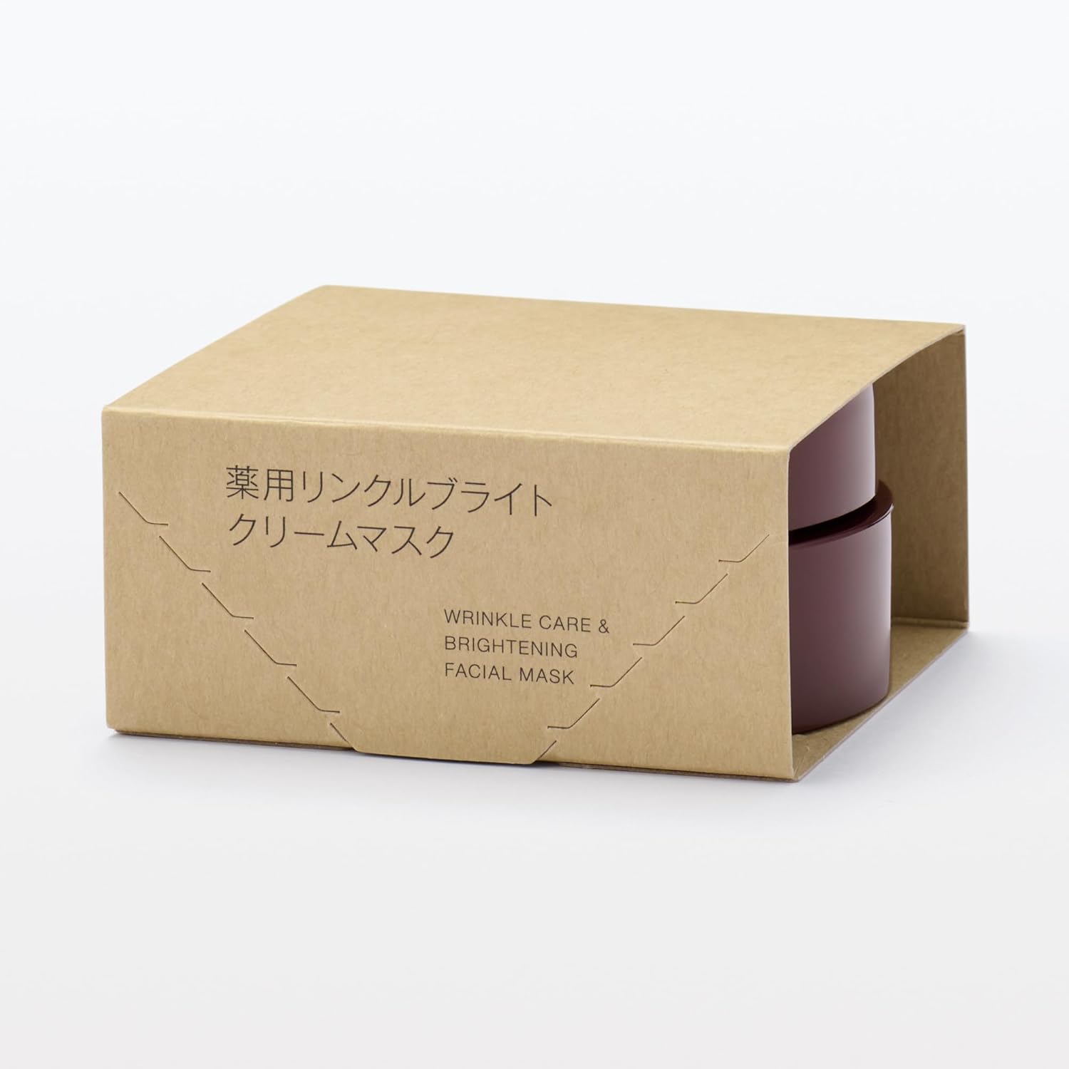 MUJI OAQ66A4A Medicated Wrinkle Bright Cream Mask, 2.8 oz (80 g)