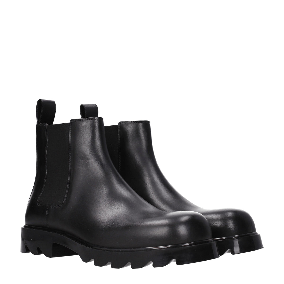 Bottega Bottega Veneta Boots Men Leather Black - Image 3
