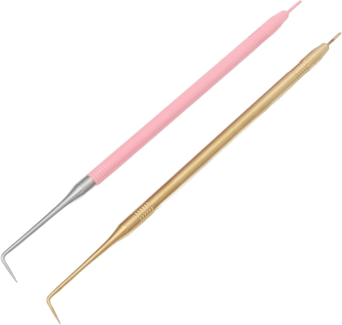 Eyelash Perm Lift Tool Eyelash Lift Perm Tool Double Ended Short Comb (Gold Pink)