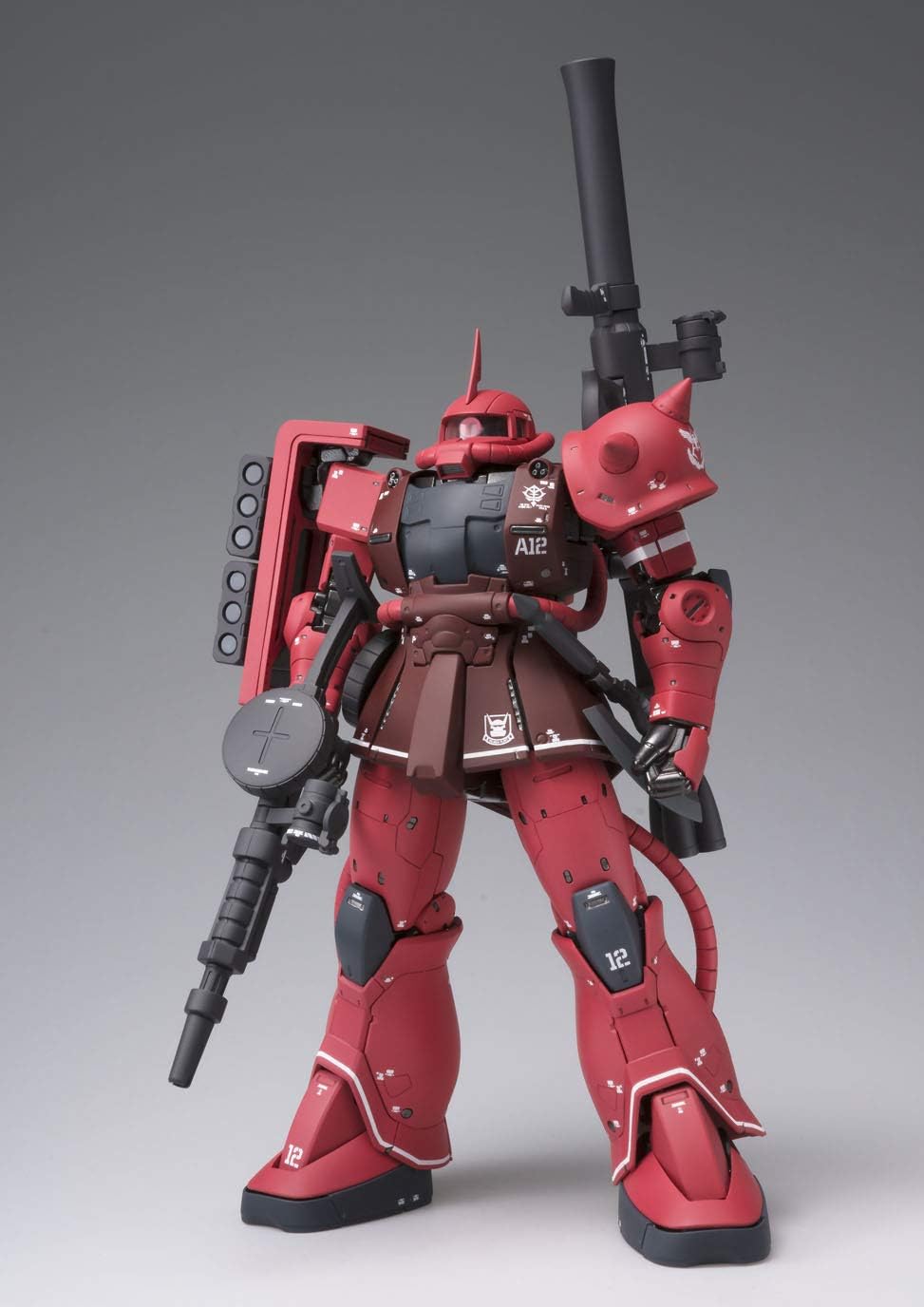GUNDAM FIX FIGURATION METAL COMPOSITE Mobile Suit Gundam MS-06S Zaku II For Char, Approx. 7.1 inches (180 mm), ABS & PVC & Die Cast Pre-painted Action Figure