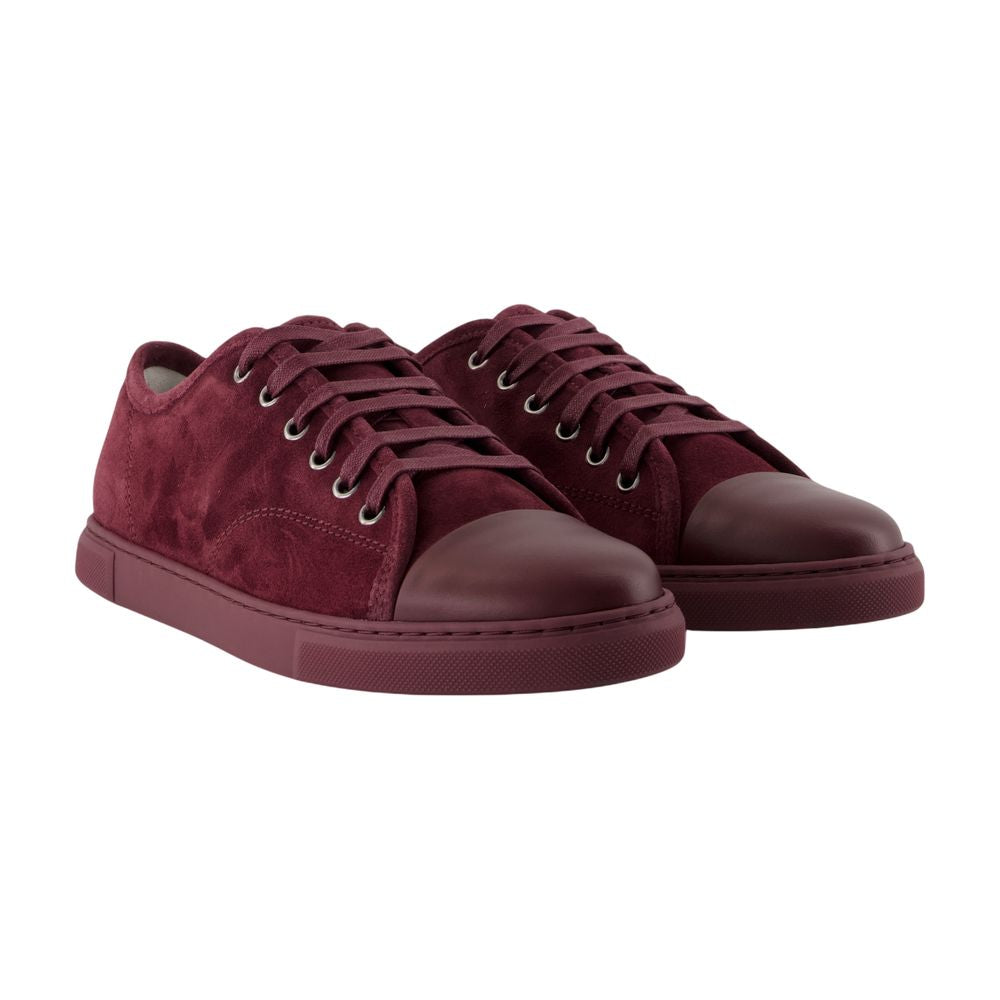 Lanvin DBB1スニーカーLanvin Leather Burgundy - Image 3