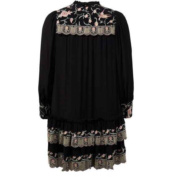SEA NY Lacey 刺しゅう入り 長袖 チュニックドレス - Image 3