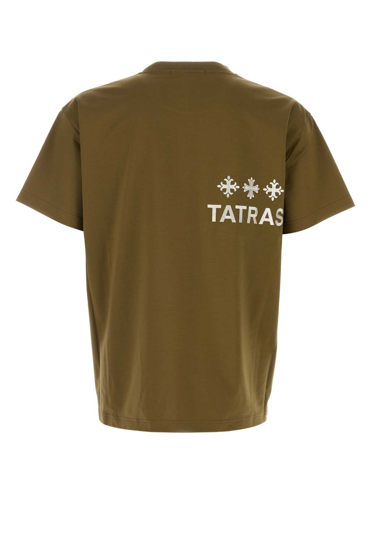 Tatras タトラスアーミーグリーンコットンTシャツ - Image 3