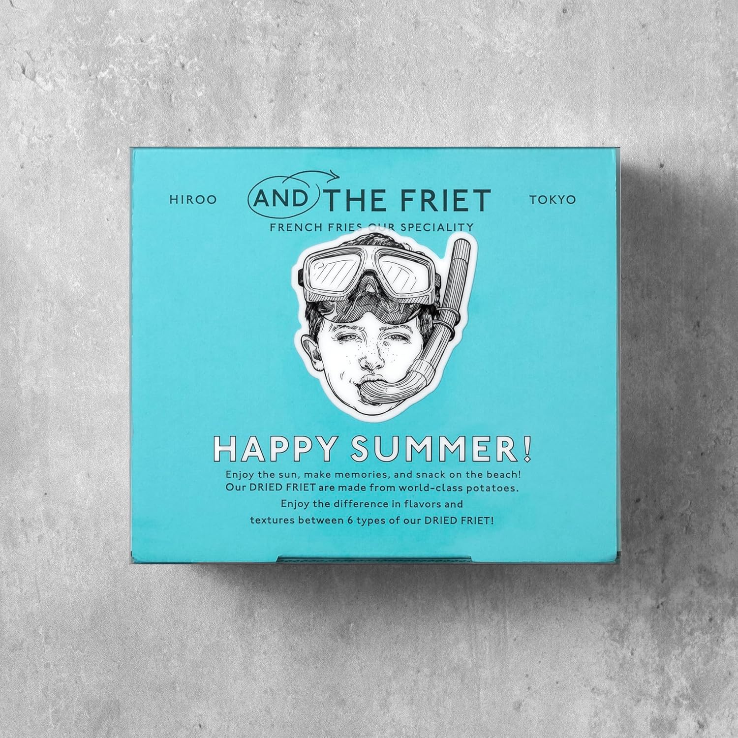 AND THE FRIET アンド・ザ・フリット Mini 6-Piece Set Dried Fries Summer Gift Ochugen 2025 Hand-Delivered Treats Western-Style Snacks Popular Stylish Potato Chips Assorted Box Individually Wrapped Tokyo Souvenirs