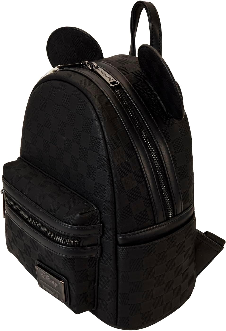 Mochila Mini de Mickey Mouse con Textura a Cuadros de Loungefly