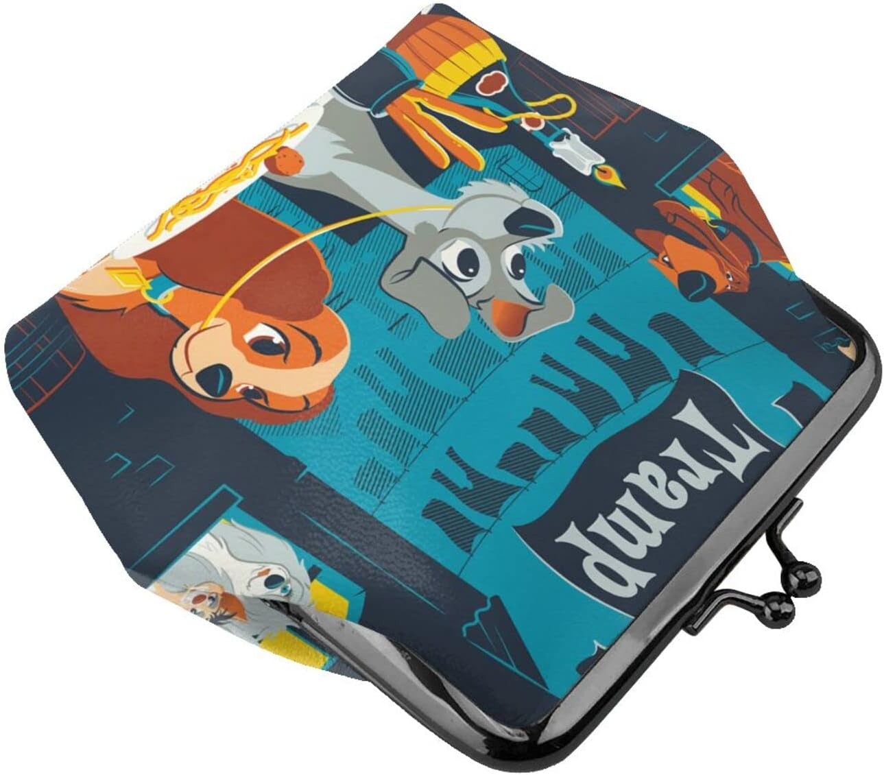 The Lady and the Tramp Monogatari (1) Anime Coin Purse Purse Leather Cute Mini Wallet Fashionable Coin Purse Mini Wallet Small Purse Round Coin Purse, Popular, Moe Goods, Birthday Gift, colorful