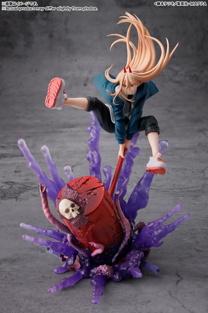 Figuarts Zero Chainsaw Man Power Approx. 9.1 inches (230 mm), PVC & ABS, Pre-painted Complete Figure